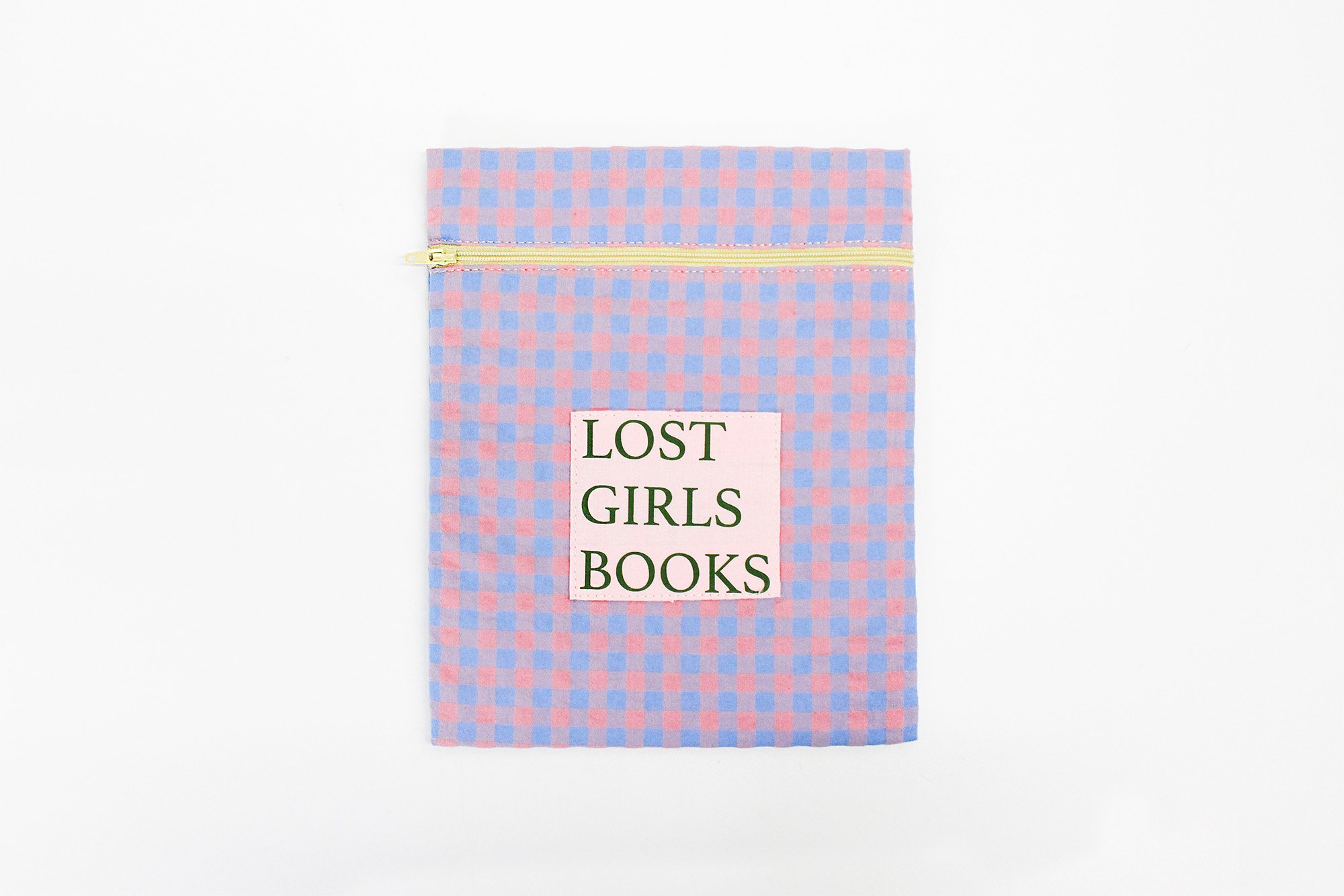 ブックポーチ / NINE STORIES BOOKPOUCH CHECK PK×BL | B