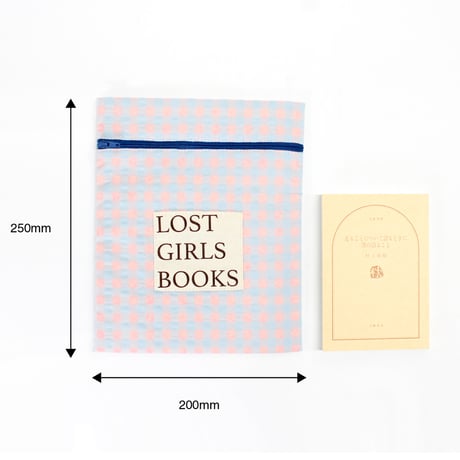 ブックポーチ / NINE STORIES BOOKPOUCH CHECK  LP×LB