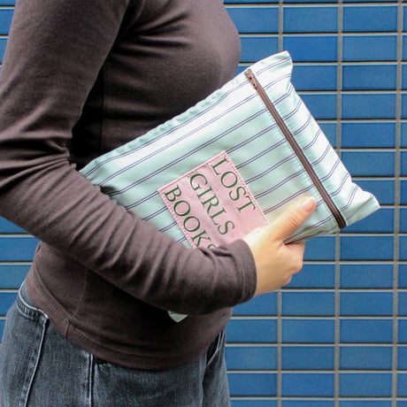 ブックポーチ / NINE STORIES BOOKPOUCH CHECK  LP×LB