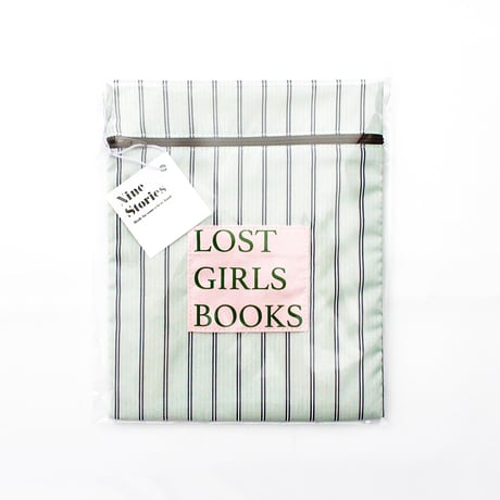 ブックポーチ / NINE STORIES BOOKPOUCH STRIPE GR×BK