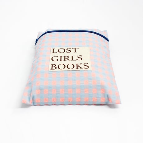 ブックポーチ / NINE STORIES BOOKPOUCH CHECK  LP×LB