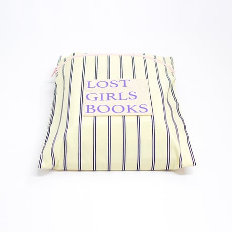ブックポーチ / NINE STORIES BOOKPOUCH STRIPE YL×BK