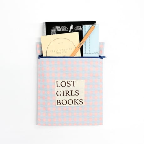 ブックポーチ / NINE STORIES BOOKPOUCH CHECK  LP×LB