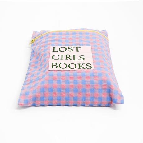 ブックポーチ / NINE STORIES BOOKPOUCH CHECK PK×BL