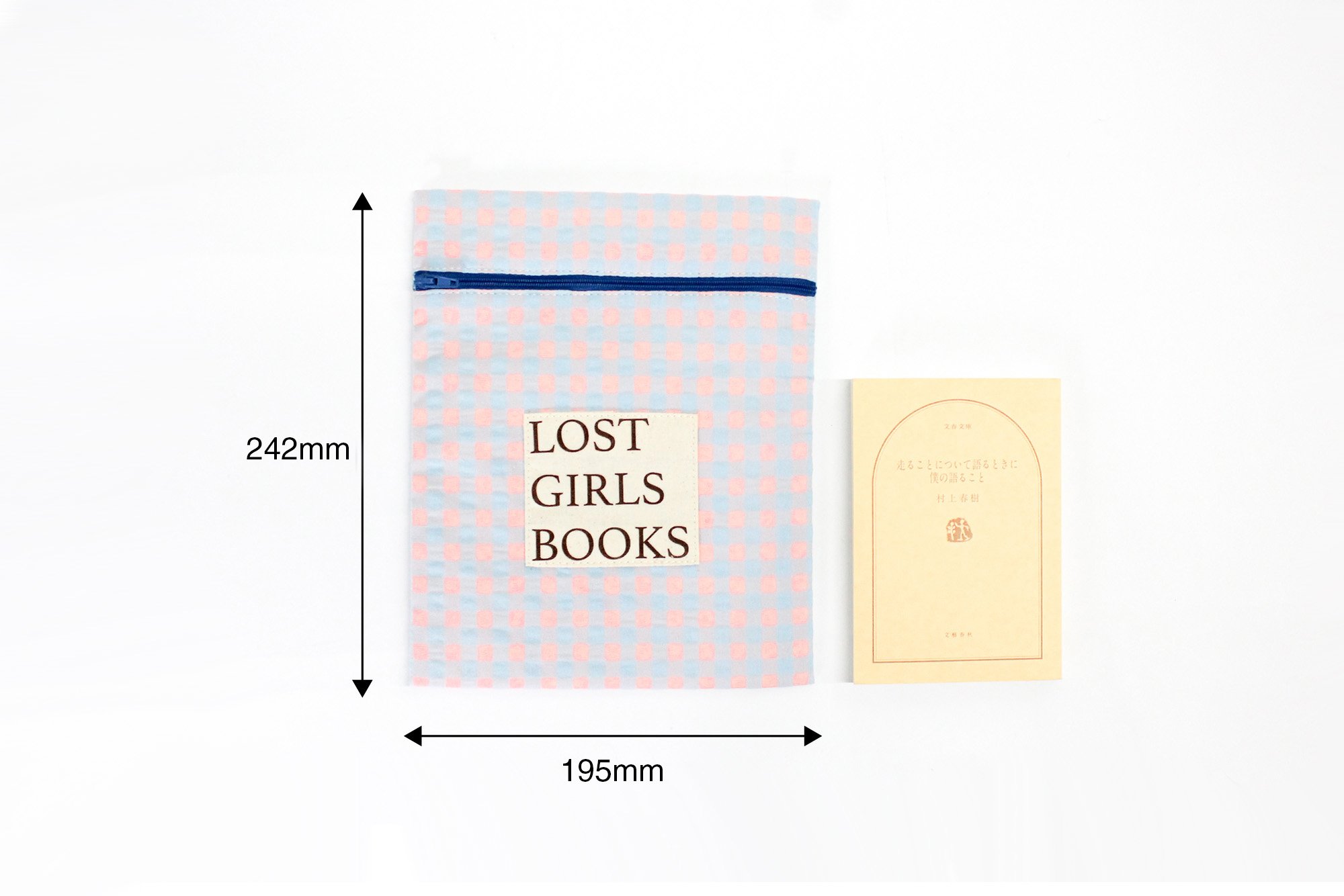 ブックポーチ / NINE STORIES BOOKPOUCH CHECK LP×LB |