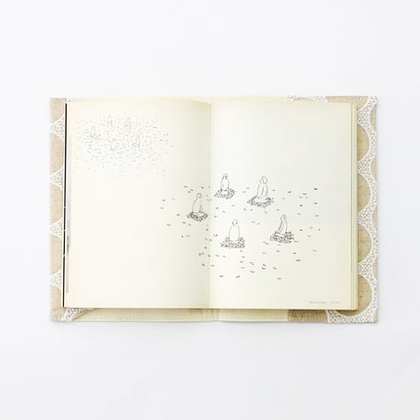 ブックカバー / EMBROIDERY BOOKCOVER CL A5判