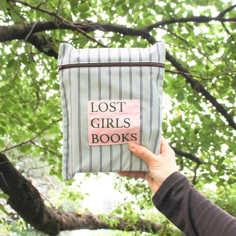 ブックポーチ / NINE STORIES BOOKPOUCH STRIPE YL×BK