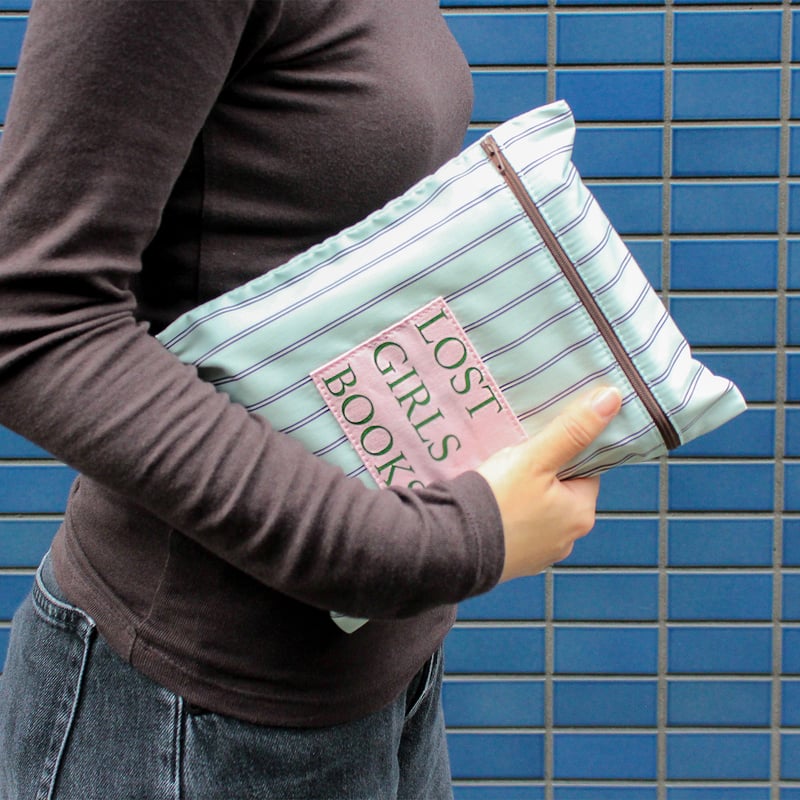 ブックポーチ / NINE STORIES BOOKPOUCH CHECK PK×BL | B