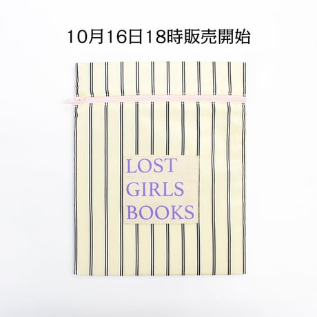 ブックポーチ / NINE STORIES BOOKPOUCH STRIPE YL×BK