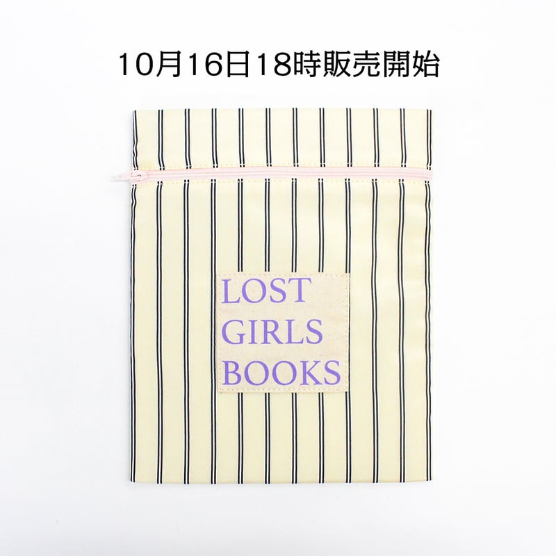 ブックポーチ / NINE STORIES BOOKPOUCH STRIPE YL×BK |
