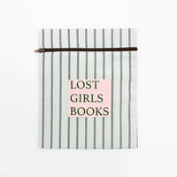 ブックポーチ / NINE STORIES BOOKPOUCH STRIPE GR×BK