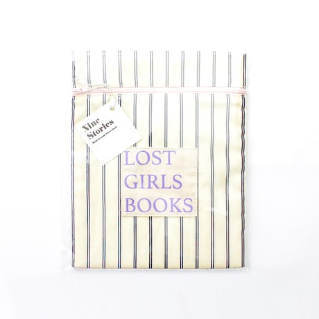 ブックポーチ / NINE STORIES BOOKPOUCH STRIPE YL×BK