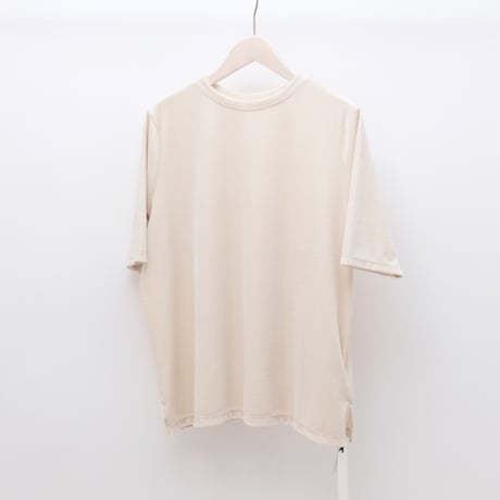 【HER.】ベロアハーフスリーブＴシャツ<7063602>
