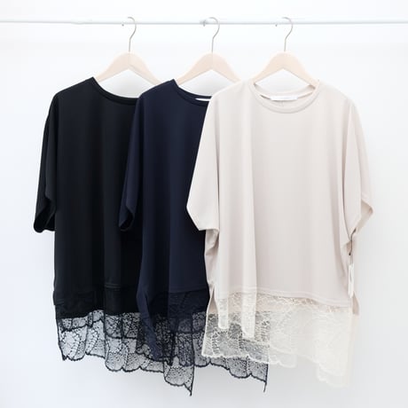 【QTUME】Lace tee 650-25529