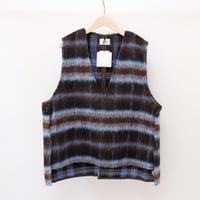 【siro de labonte シロ】チェックシャギーデザインベスト<R643109>