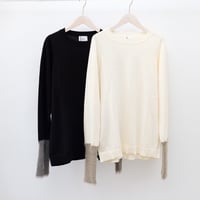 【siro de labonte シロ】シャギースリーブプルオーバー<R643103>