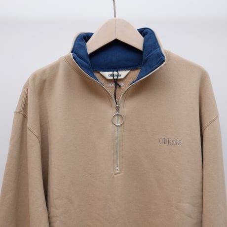 【oblada】ハーフジップスウェット＜ F2610CU08＞