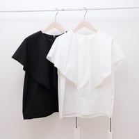 【HER.】レーストリムカラーブラウス<7063703>
