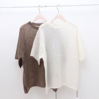 【HER.】モヘアハーフスリーブプルオーバ<7063504>