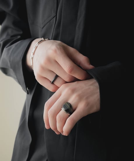 SILVER STACKING RING