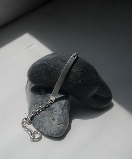 SILVER ANONYMOUS BRACELET