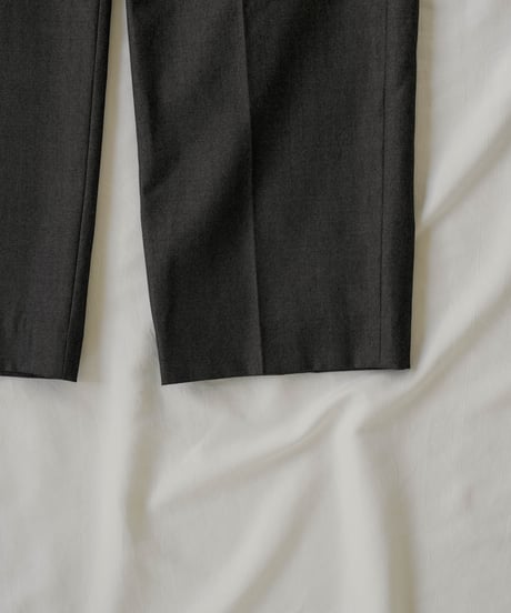 LUXURY MATERIAL BISHU WOOL TROUSERS