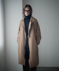Super140's Jackal SHRINK WOOL TIELOCKEN COAT