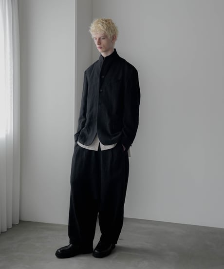 SHRINK WOOL LINEN ARTISAN JACKET