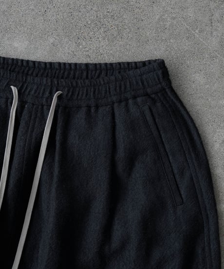 SHRINK WOOL LINEN ARTISAN SAROUEL PANTS
