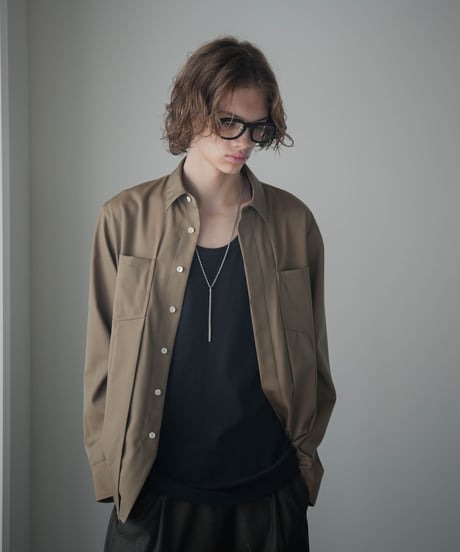 FOLIE BISHU WOOL SHIRT JACKET