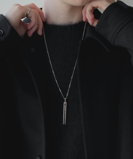 FOLIE STONE SILVER OBJECT NECKLACE