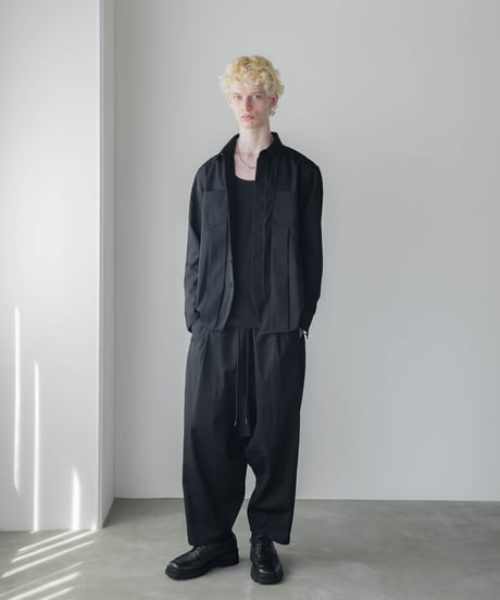 UXURY MATERIAL BISHU WOOL SHIRT JACKET