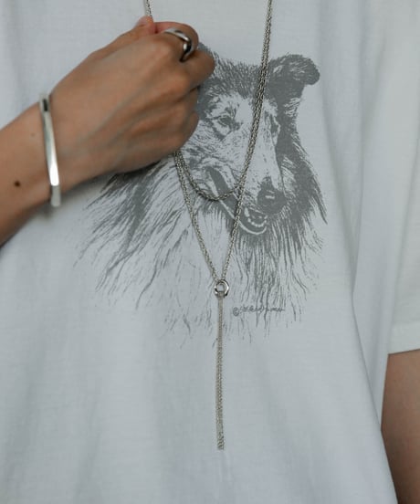 SILVER TASSEL DOUBLE NECKLACE