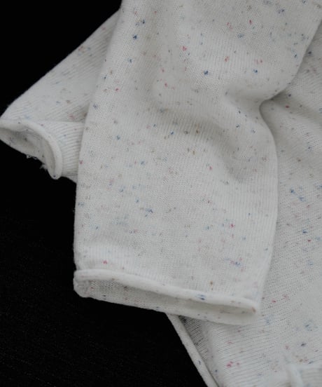 COLOR NEP YARN WOOL ROLL KNIT