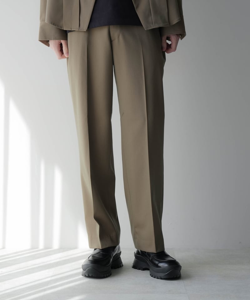 LUXURY MATERIAL BISHU WOOL TROUSERS | CTHY