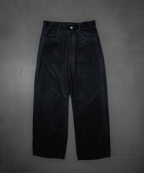 VISCOSE WOOL CORDUROY TROUSERS