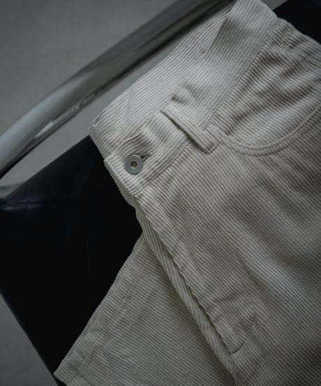 VISCOSE WOOL CORDUROY TROUSERS