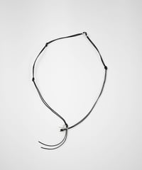 LEATHER CORD HERITAGE NECKLACE by SILVER925