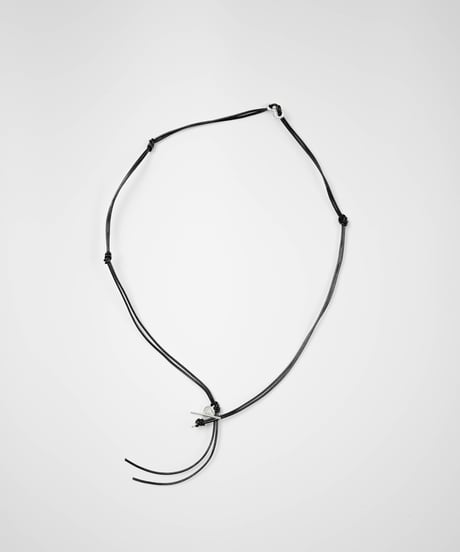 LEATHER CORD HERITAGE NECKLACE by SILVER 925