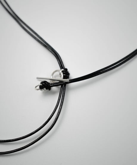LEATHER CORD HERITAGE NECKLACE by SILVER 925