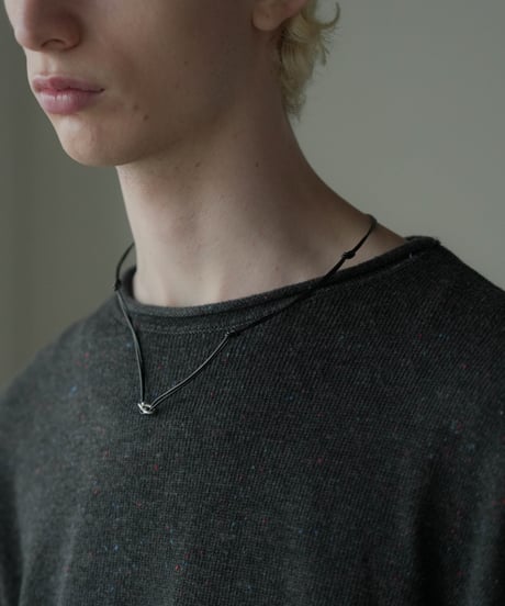 LEATHER CORD HERITAGE NECKLACE by SILVER 925