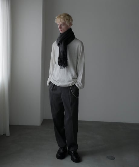 BRUSHED FRINGE STOLE
