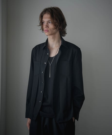FOLIE BISHU WOOL SHIRT JACKET