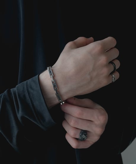 FOLIE STONE SILVER OBJECT BRACELET