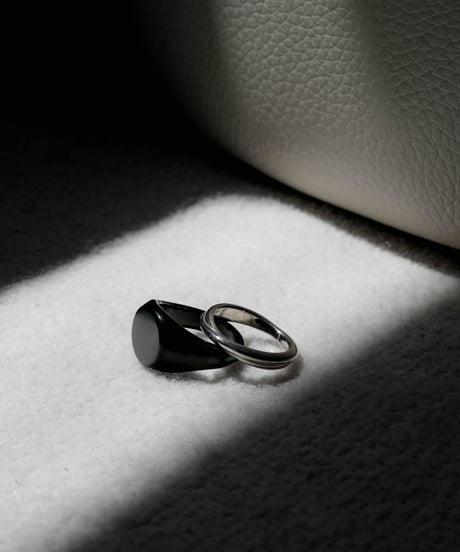 SILVER STACKING RING