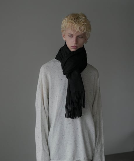 BRUSHED FRINGE STOLE