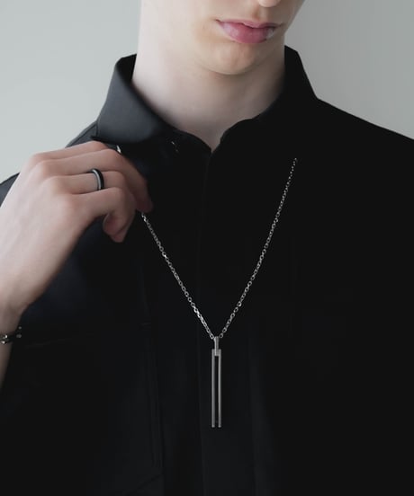FOLIE STONE SILVER OBJECT NECKLACE