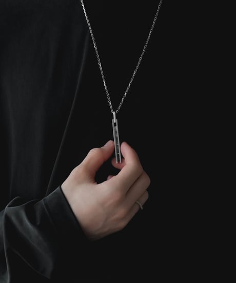 FOLIE STONE SILVER OBJECT NECKLACE