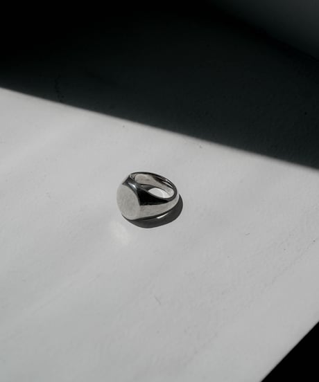 FOLIE ALL SILVER RING "SIGNET"