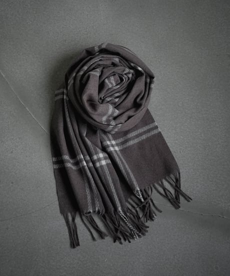 BRUSHED FRINGE STOLE
